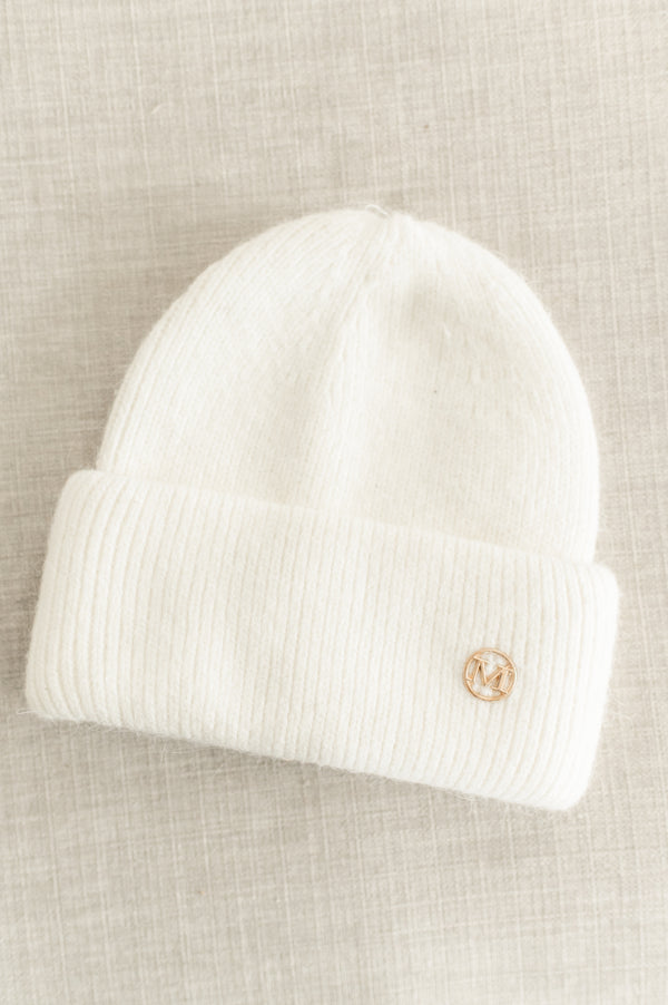 Rib Knit Toque | Cream