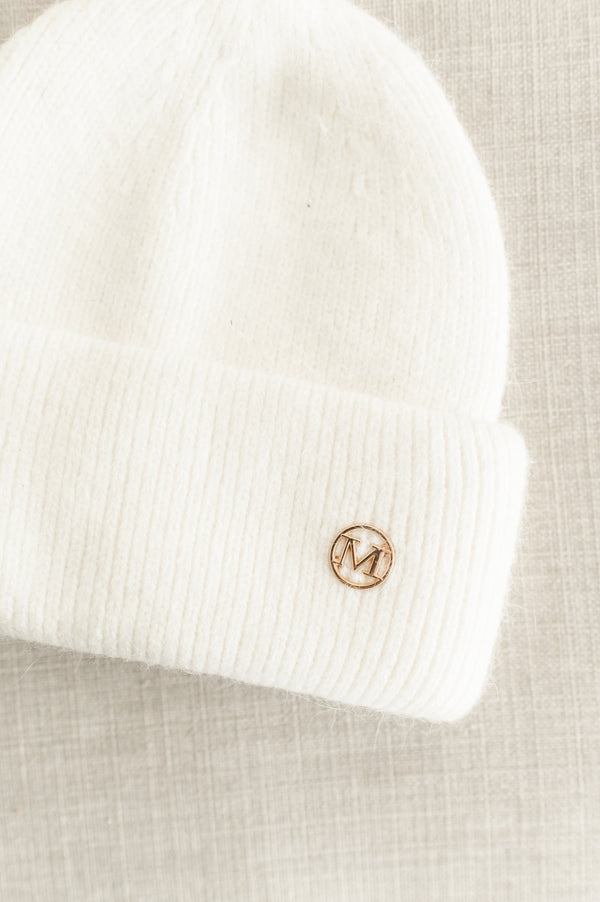 Rib Knit Toque | Cream