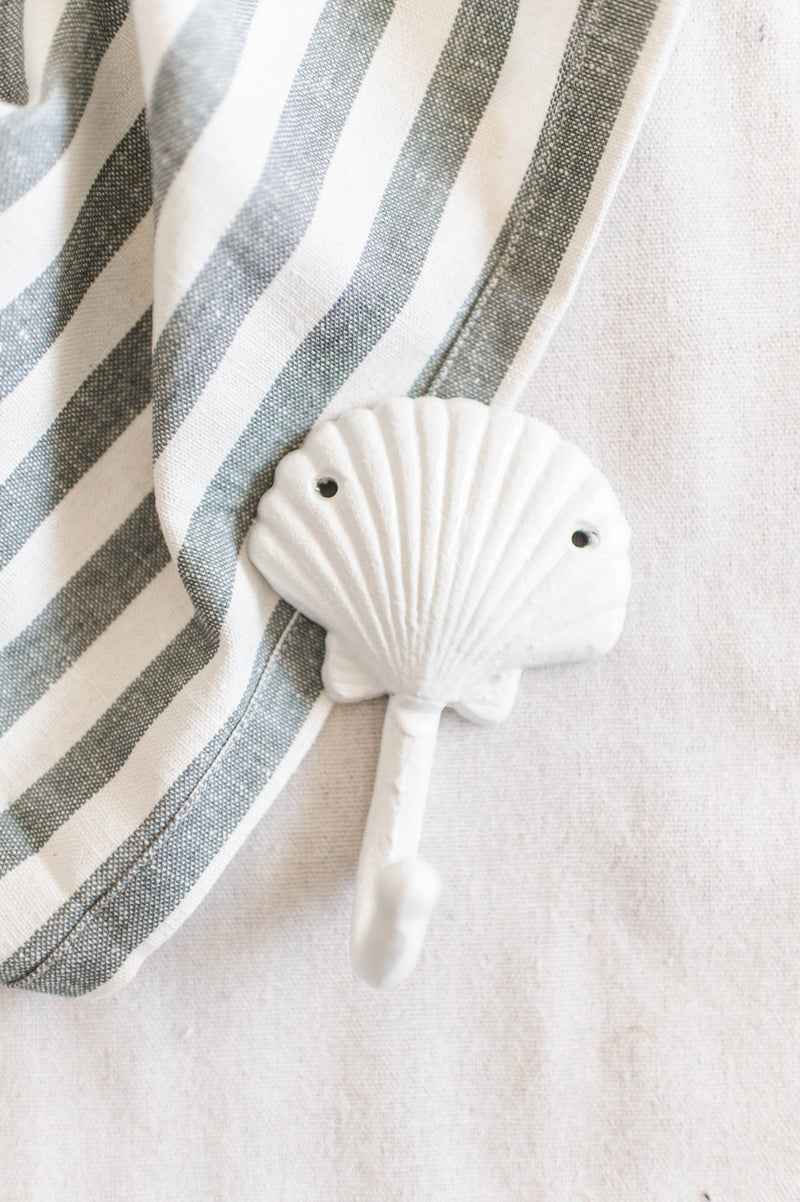 Sea Shell Hook | White - FINAL SALE