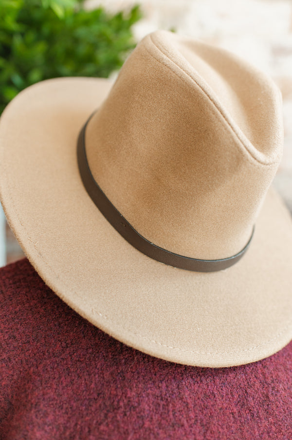 Felt Fedora | Beige