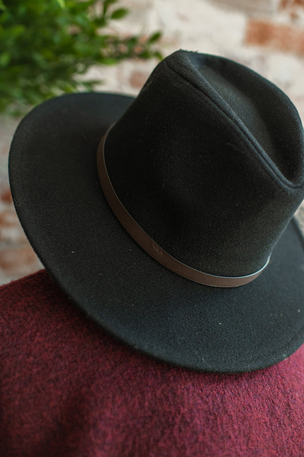 Felt Fedora | Black