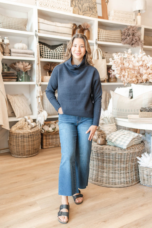 Nancy Ottoman Sweater | Navy