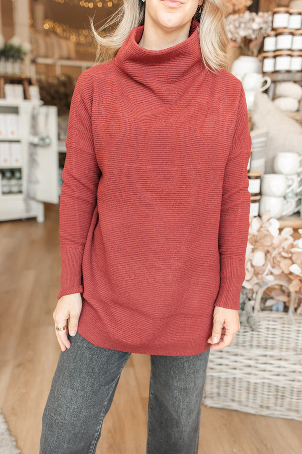 Nancy Ottoman Sweater | Chili