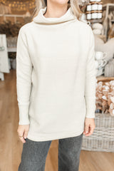 Nancy Ottoman Sweater | White Beach
