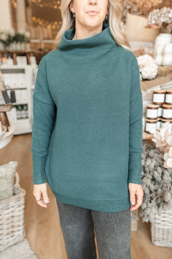 Nancy Ottoman Sweater | Dark Hunter Green