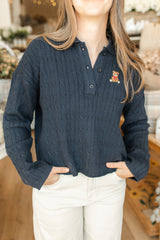 Sunita Pullover | Dark Storm