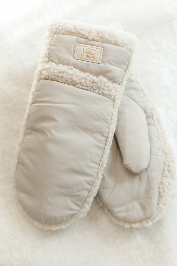 Sherpa Mittens | Cream