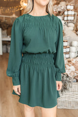 Lorence Dress | Shadow Green