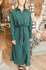 Cressida Dress | Shadow Green