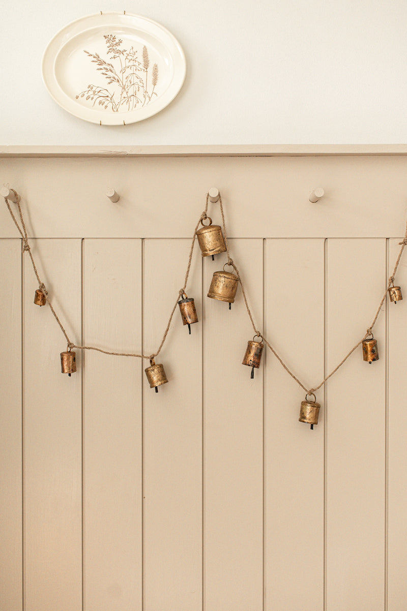 Rustic Bell Garland | 72"