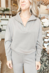 Seanni Half-Zip Pullover | Fog