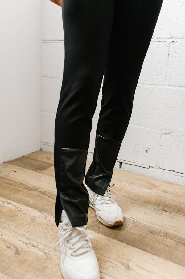 Downtime Slim Leg Lounge Pant  Black – Pick-it-Fence Pembroke