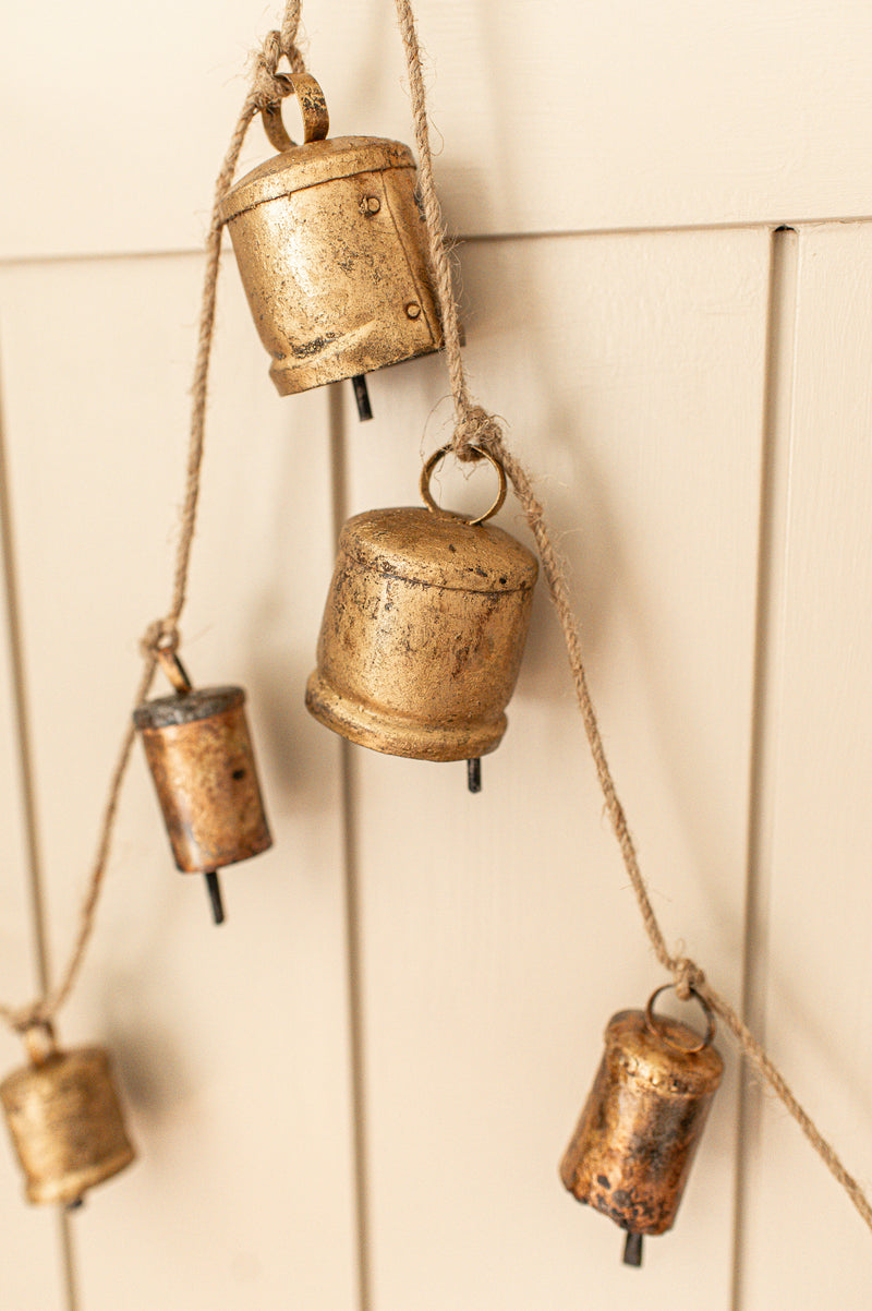 Rustic Bell Garland | 72"