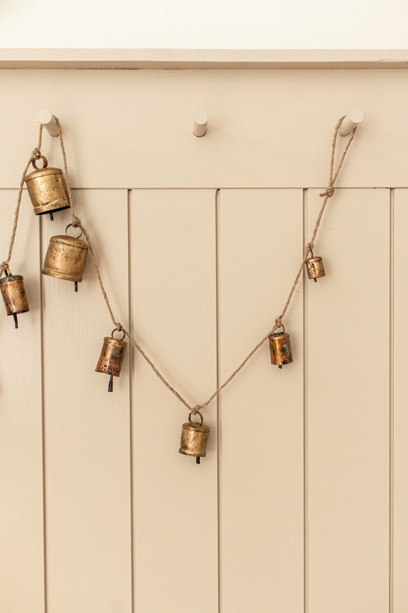 Rustic Bell Garland | 72"