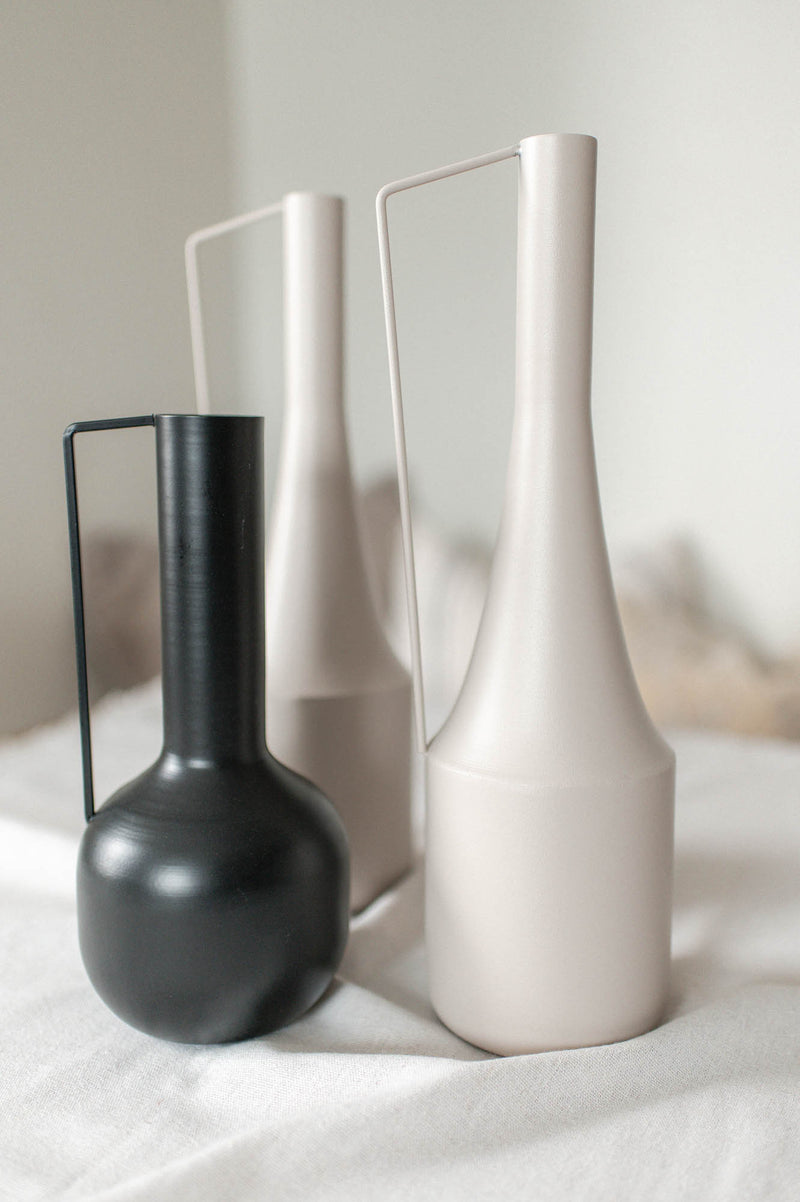 Whitley Vase | Grey - FINAL SALE