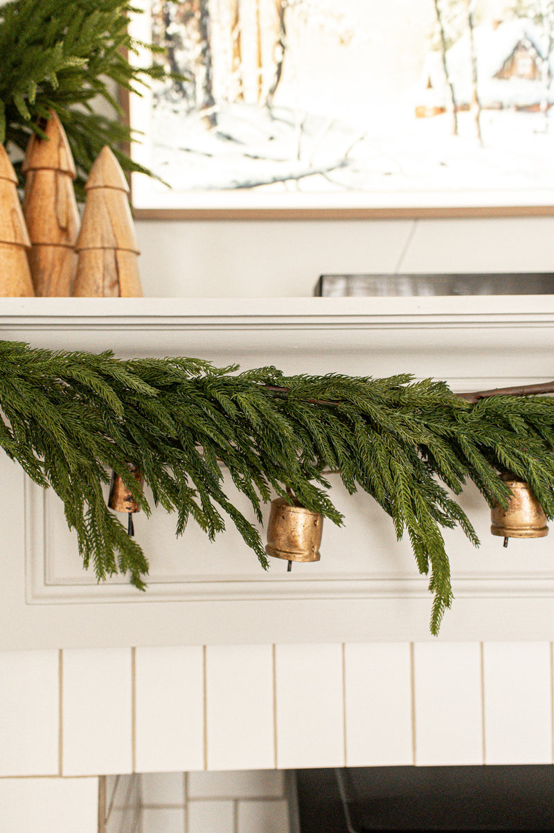 Rustic Bell Garland | 72"