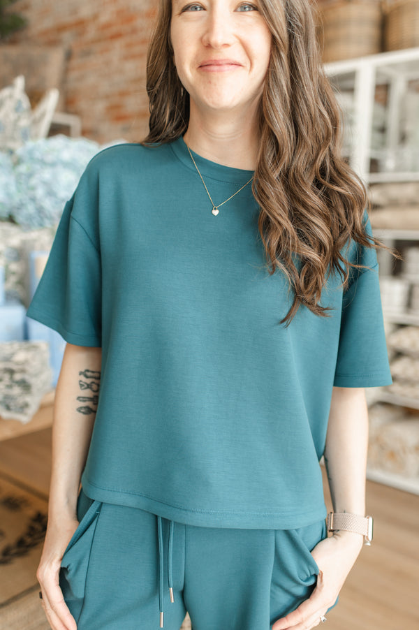 Tess Top | Trekking Green