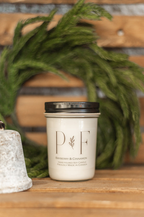 Bayberry & Cinnamon 8oz Soy Candle