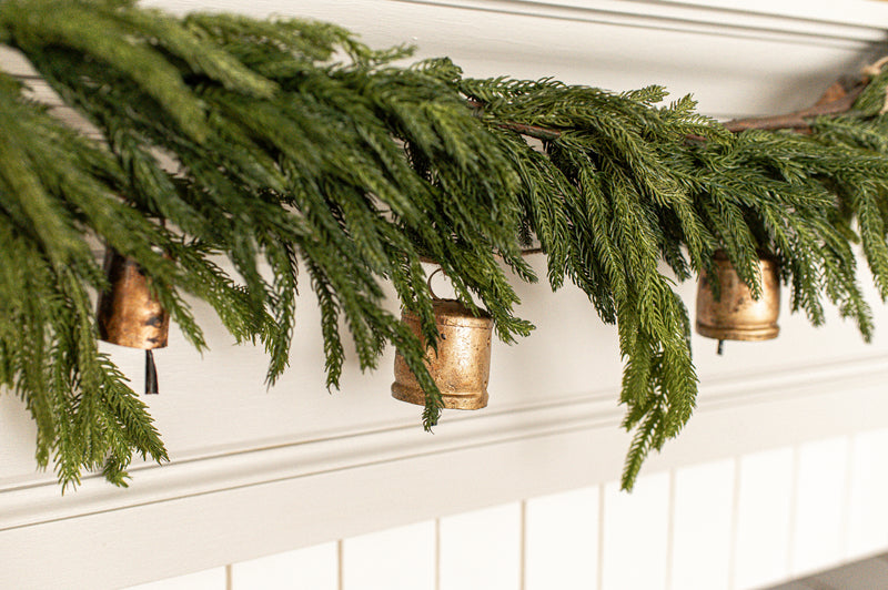Rustic Bell Garland | 72"