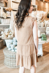 Arianne Gauze Dress | Cinnamon - FINAL SALE