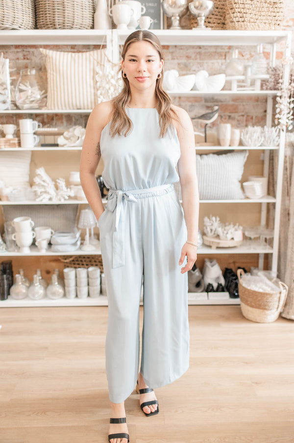 Laubser Jumpsuit | Sky - FINAL SALE