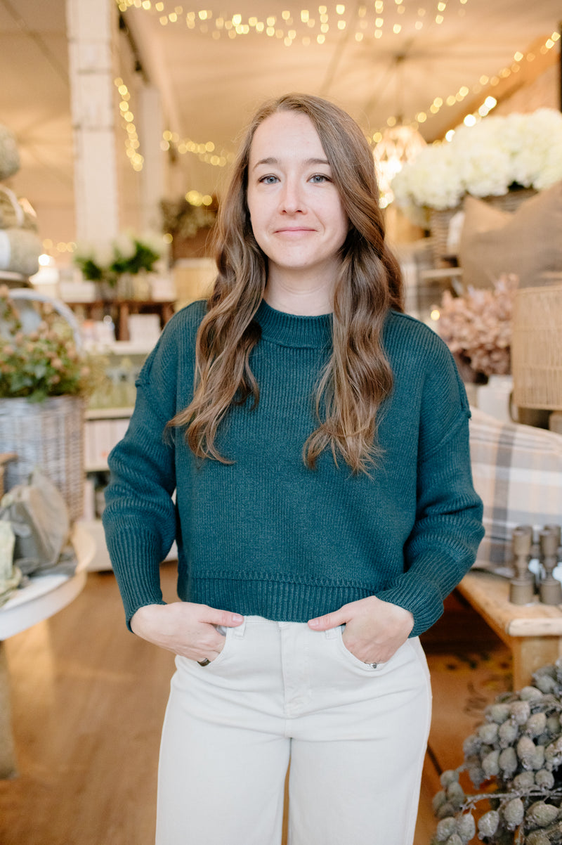 Sumire Pullover | Deep Spruce