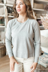 Lorraine Sweater | Grey Melange