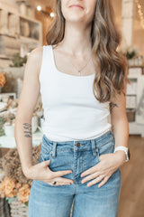 Tanith Tank Top | White