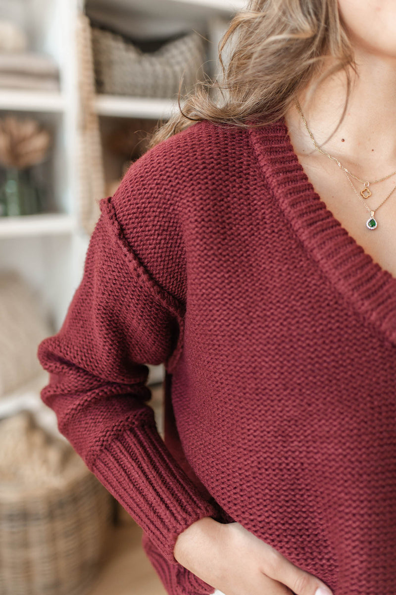 Zvona Pullover | Oxblood