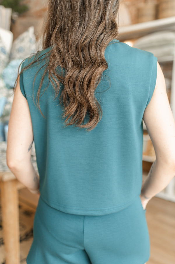Miva Tank Top | Trekking Green