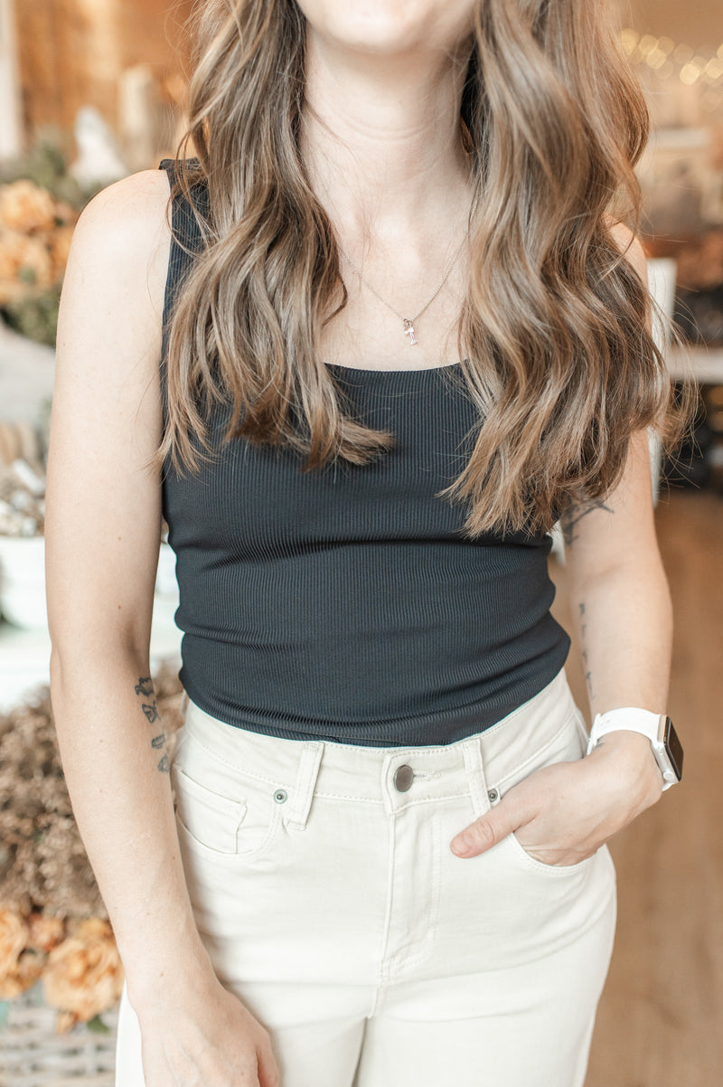 Tanith Tank Top | Black