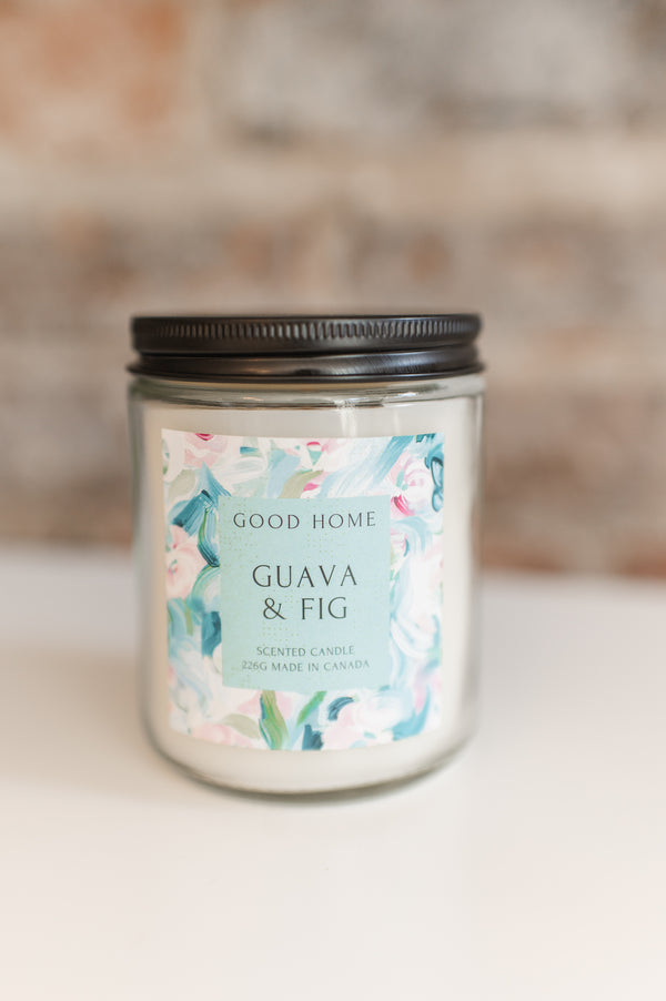 Painted Petals Candle | Guava Fig