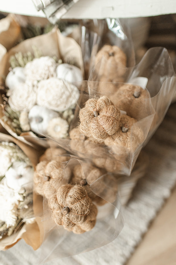 Fibre Pumpkin Bunch | Natural