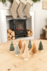 Bottle Brush Trees | Set of 8