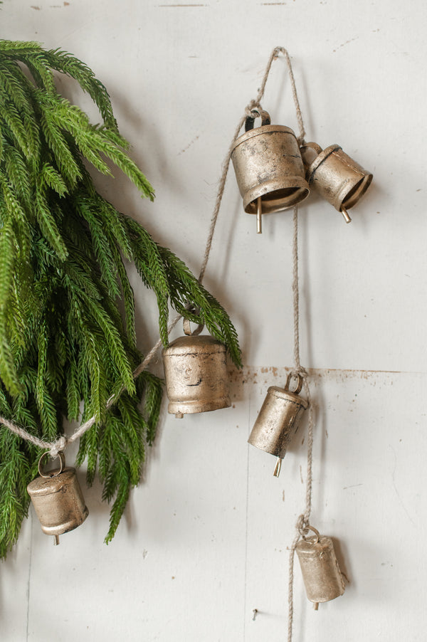 Rustic Bell Garland | 72"