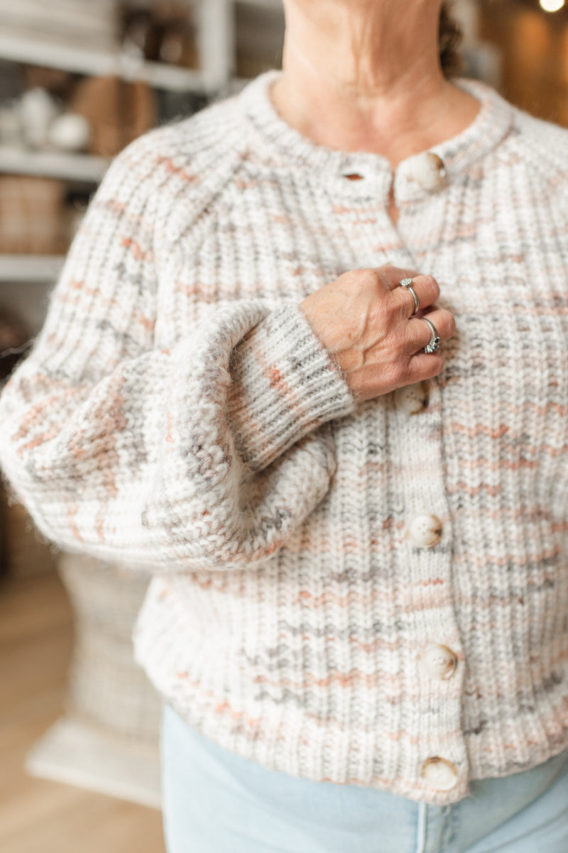 Amaryllis Cardigan | Mauve Mix