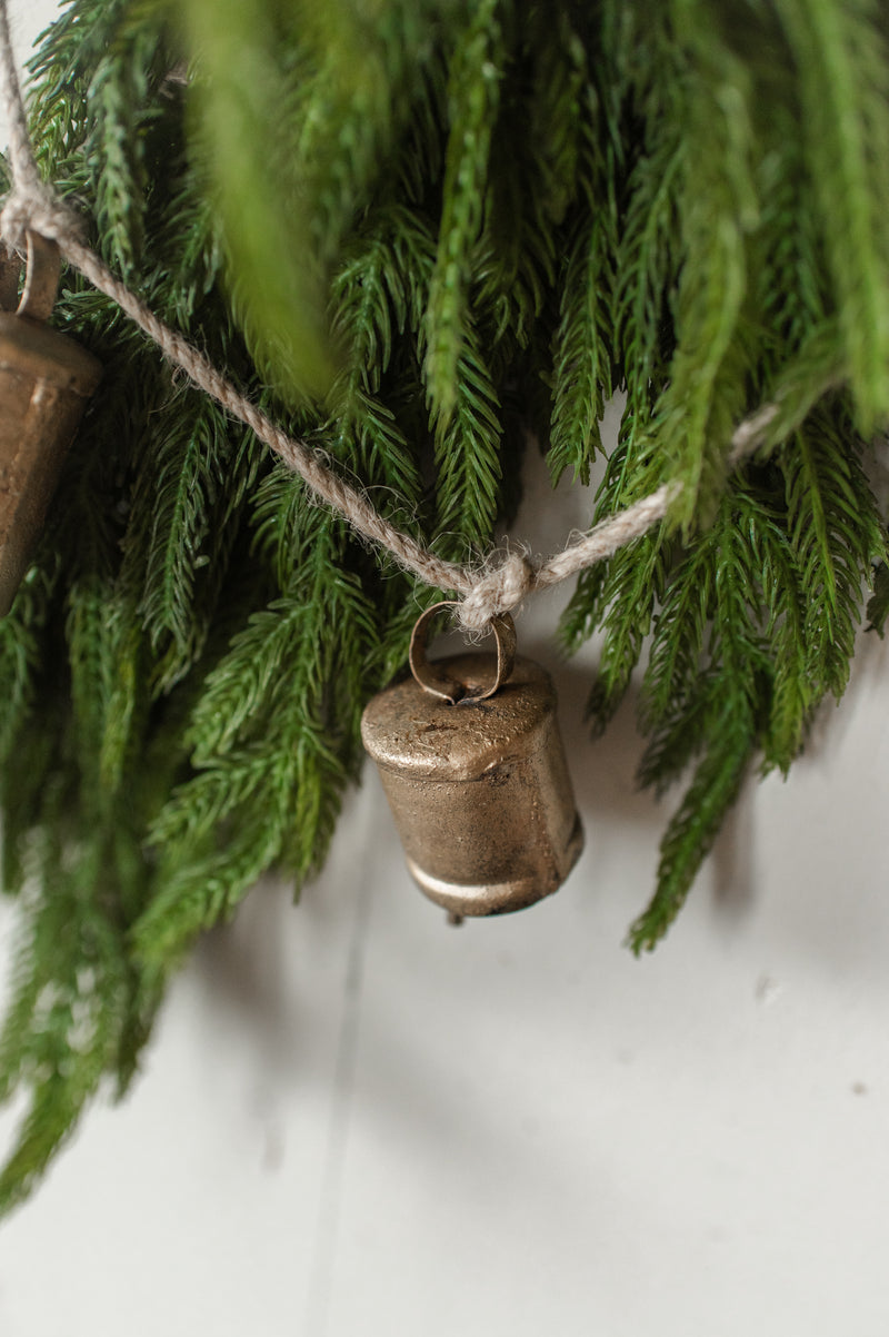 Rustic Bell Garland | 72"