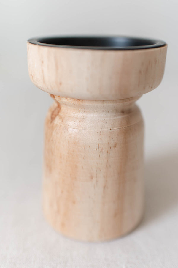 Wood Candle Holder | Small