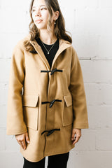 Lulu Hooded Duffle Coat | Camel - FINAL SALE