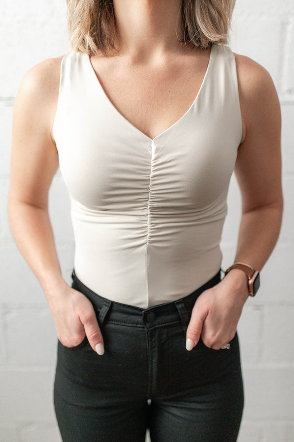 RD Style Sleeveless Shimmer Mesh Bodysuit - Brands We Love