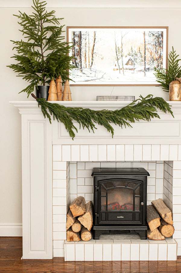 Fresh Touch Norfolk Pine Garland | 52"