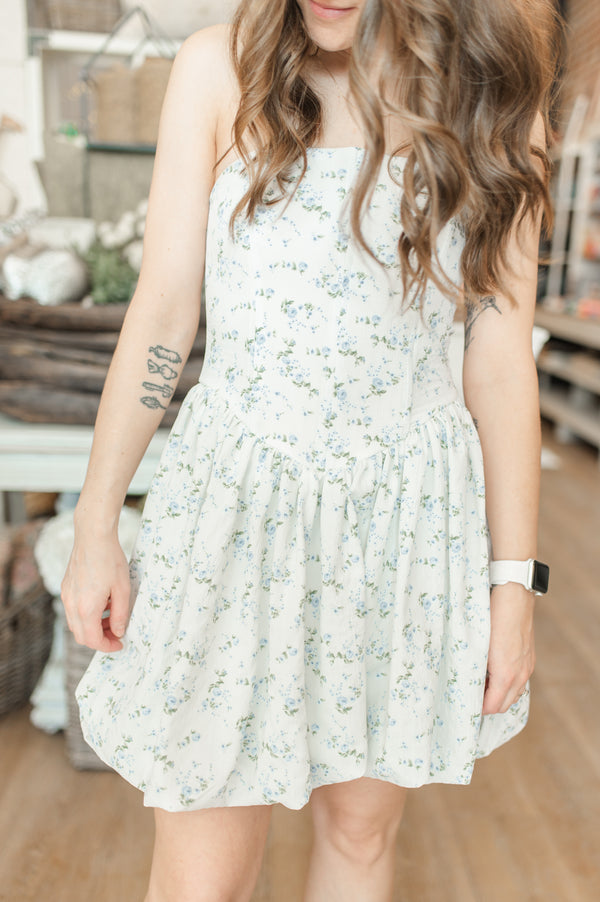 Santina Dress | Pale Blue