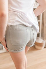 Odin Denim Short | Pale Jade - FINAL SALE