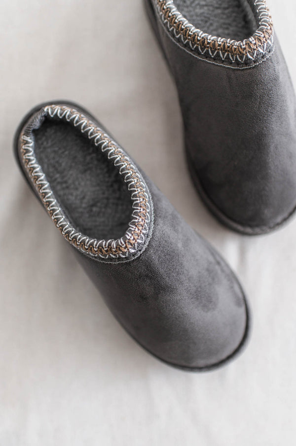 Mini Boots Slippers | Grey