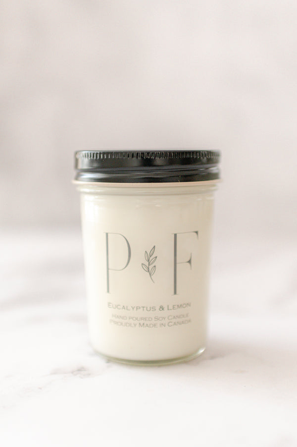 Eucalyptus & Lemon 8oz Soy Candle