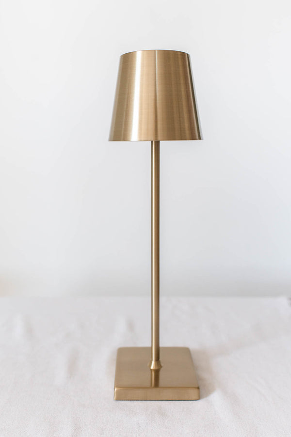 Classic Shade LED Table Light | Gold