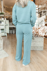 Victoria Wide Leg Pants | Hunter Green