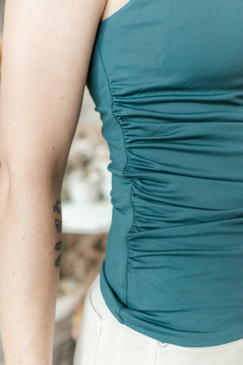 Rima Tank Top | Dark Hunter Green