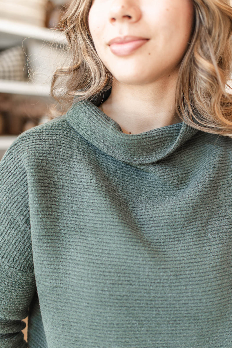 Nancy Ottoman Sweater | Dark Ivy