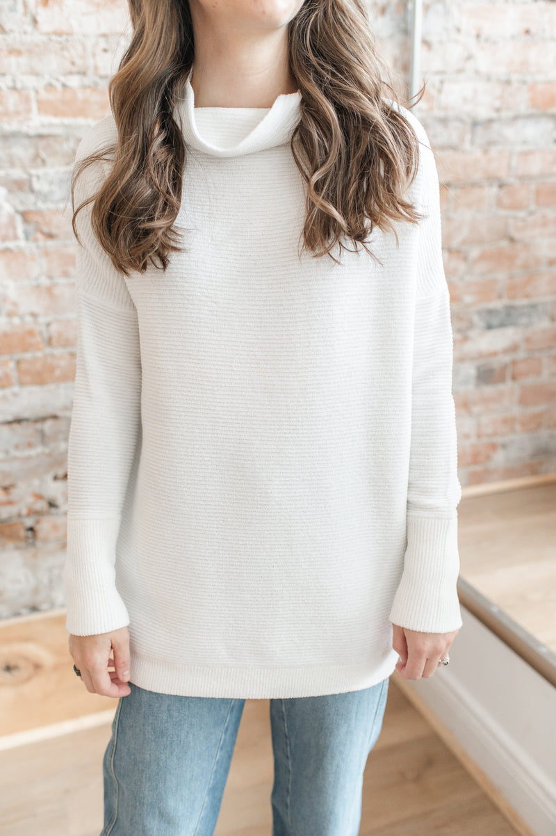 Nancy Ottoman Sweater | White